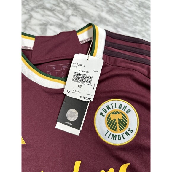 Adidas MLS Portland Timbers 2024 Archive Soccer Jersey Women's Medium IM5463 NEW - Picture 6 of 7